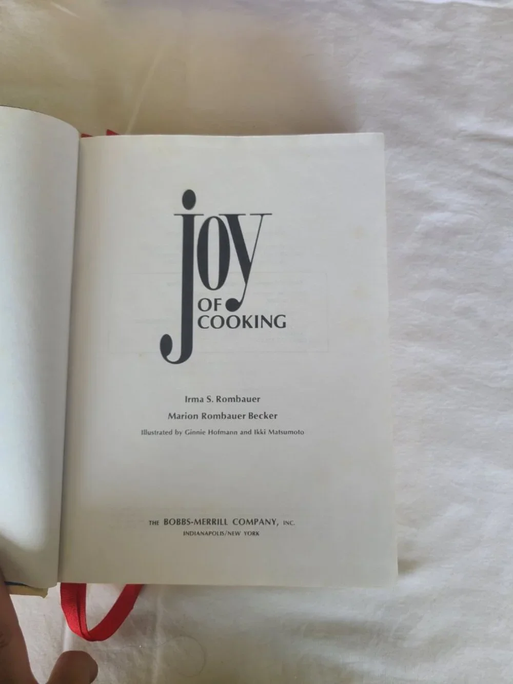 Joy of Cooking Hardcover Cookbook Rombauer & Becker Classic Vintage Edition